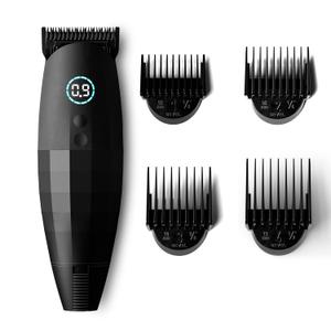 Bevel Professional Hair Clippers & Beard Trimmer for Men, Barber Supplies, Cordless Clippers, Trimmer for Men, 4 Hour Rechargeable Battery, Black