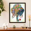 DIAMOND DOTZ Bohemian Elephant Diamond Painting Kit for Adults with Gems 20 x 4 x 3 inches