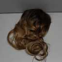 SAPPHIREWIGS Long Brown Wig 13x4 Synthetic Lace Front Wig Ombre Medium Brown Body Wavy Wigs for Women Long Brown Lace Wigs for Daily Party Use 26inch