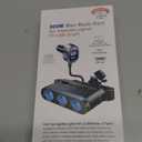 Eugizmo Cigarette Lighter Splitter Adapter, 300W Powerful USB C Cigarette Lighter Splitter Car Charger Port Cargador para Carro PD 65W 30W & QC3.0 Fast Charger for Car MacBook Laptop iPad iPhone