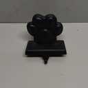 Baseo Black Christmas Stocking Holders for Mantle -Paw Stocking Hanger for Fireplace Christmas Stocking Hangers for Mantel Stocking Hooks for Fireplace Mantel Clips for Christmas Decor (Black Paw, 1)