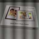 Frameo Digital Picture Frame WiFi 10.1 inch IPS Touch Screen HD Display,16GB Storage, Auto-Rotate,Easy Setup to Share Photos or Videos via Frameo APP (Brown)