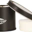 IKAPE 53mm Espresso Paper Filters (200pc), Coffee Puck Screen Paper Filters Compatible with 54mm Portafilters Basket, Ultra Thin Replacement Paper Filters - Come with Premium Metal Storage Case (White)