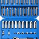 50 PCS Shock Absorber Strut Nut Removal Tool Steering Hub Suspension Strut Nut Socket Set Suspension Strut Spreader Tool Set Socket Wrench Set