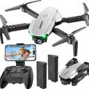 SIMREX Drone With Camera 1080P for Kids And Adults, RC Quadcopter With Altitude Hold, Mini Drone With One Key Start, Waypoint Fly, Headless Mode, 3D Flip, 3 Speeds, Remote Control Drone for Beginners (New White)