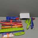 Fuwidvia 4 Pack Airplane Launcher Toys, 2 Flight Modes LED Foam Plane Toy for Boys, Outdoor Flying Toys Birthday Gifts for Boys Girl 4 5 6 7 8 9 10 11 12 Year Old. 