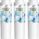 EDR4RXD1 UKF8001 Water Filter 4 Replacement for Everydrop Filter 4,Whirlpool WRF555SDFZ WRF535SWHZ WRX735SDHZ WRF535SWHV WRF555SDHV WRX735SDBM WRMF3636RZ,Maytag MFI2269VEM MFI2569YEM0 by WXOXIMI
