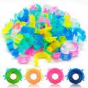 ZhXu Shuo 100pcs 5 Colors Sewing Bobbin Small Clips Bobbin Holder Clips Thread Clamps Sewing Tool for Thread Spool Organizing