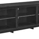 Walker Edison Wren Classic 6 Cubby TV Stand for TVs up to 80 Inches, 70 Inch, Black