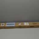 Cordless Room Darkening Mini Blinds for Indoor Windows - 35" W x 64" L - White, Over 1,400 Custom Sizes Starting at 9.97, 1" Vinyl Slats, Horizontal Window Blinds by Lumino