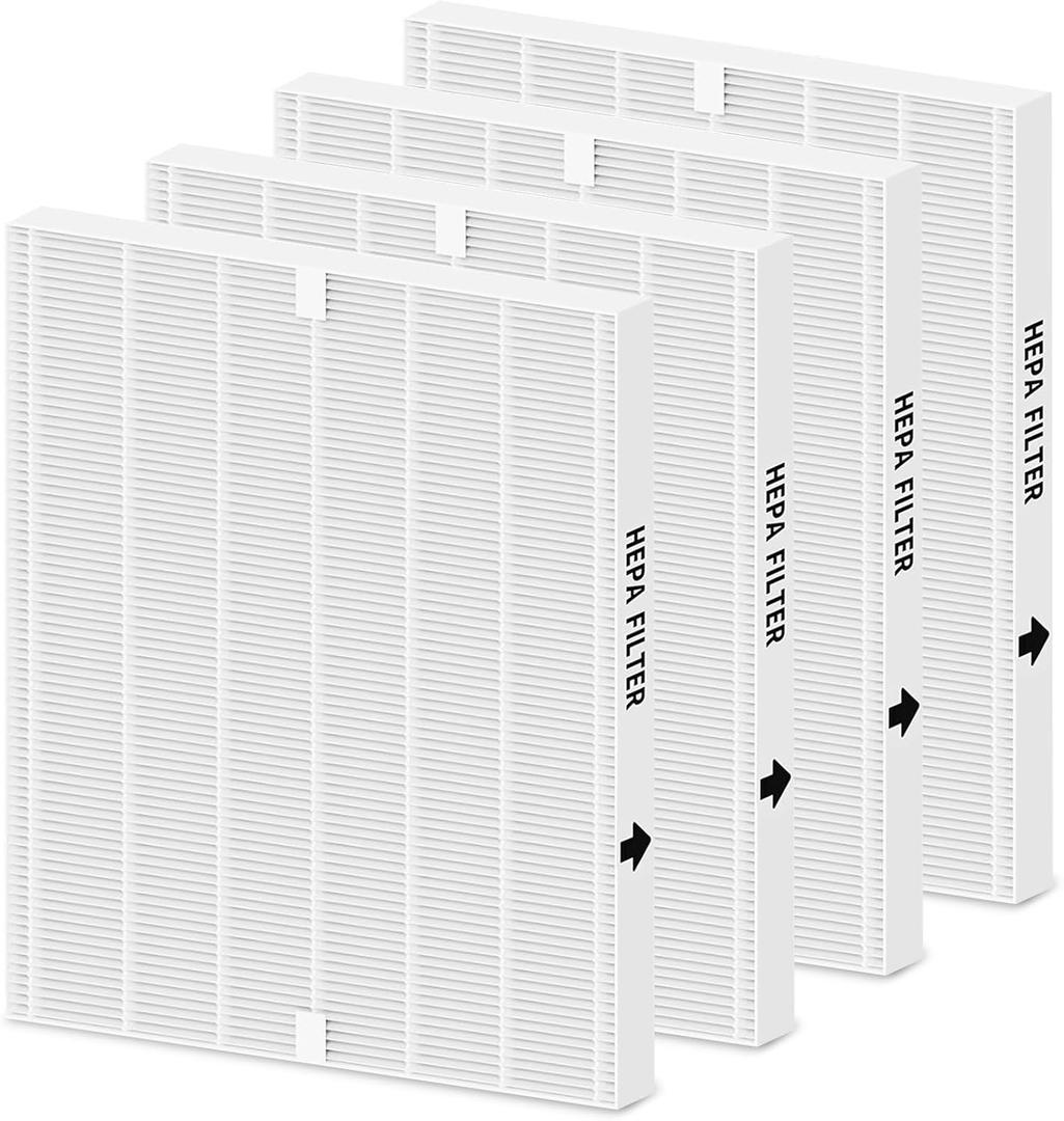Colorfullife 4 Pack AP-1512HH True HEPA Replacement filter H13 Compatible with Coway Airmega AP-1512HH Air Purifier and Airmega 200M Air Purifier, Item NO #3304899 (4 HEPA Filters)