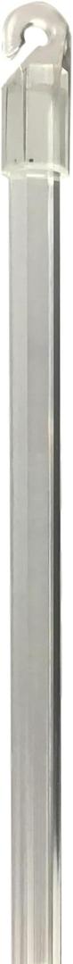 Clear Blind Tilt Wand Replacement with Hook and Grip (30" Long -4 Piece Pack)