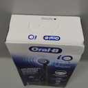 Oral-B iO Series 2 Rechargeable Electric Powered Toothbrush Starter Kit, Night Black with 2 Brush Heads - Automatic Pressure Sensor to Protect Gums - 3 Modes - 2 Min Timer