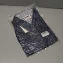 Men's Short Sleeve Button Down Shirts Business Untucked Dress Shirts for Summer with Pocket (XXL)