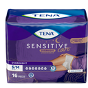 TENA Sensitive Care Overnight Incontinence Underwear for Women, S/M, 64 Count, 4 packs of 16pcs