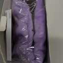 USB Plug-in Heating Pad for Travel Warmth Outdoors, Non-Rechargeable Small Heated Pad 5V Heat Therapy for Pain Relief Abdomen Cramps, 3 Heat Settings & Auto Shut Off (12"x 16") Purple