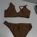 Rajputana Womens Bikini Black Push Up Brazilian Two Piece Swimsuit, M