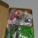 Hoteam 72 Pcs Miniature Garden Accessories Mini Moss Garden Animals Rabbit Owl Miniature Figurines Fake Diorama Trees Natural Outdoor Sheet for DIY Fairy Craft Decor