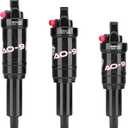 DNM AO-9 Air Suspension Shock Absorber, 65/56/41mm Travel, 150-275PSI Adjustable, Lightweight Aluminum Alloy MTB Suspension for 210/190/165mm, Waterproof & Dustproof (AO9-210 x 65mm)