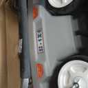 Step2 Side-by-Side Push Around SUV, Kids Push Car, 2 Seats, Stroller Substitute, Includes Seat Belts & Horns, Made of Durable Plastic, Max Weight 100 lbs., for Toddlers 1.5-5 Years Old, Gray (Large)