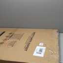 51.18" Extra Tall Cat Gate for Door Way Auto Close, 30"-40" Adjustable Width Pet Gate with 2.75" and 5.5" Extension Kits, No Drilling Pressure Mount Kit, White