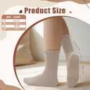 Striped Pilates Socks with Grips for Women