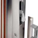 Prime-Line C 1000 Diecast Mill Finish, Sliding Patio Door Surface Mount Handle with Hook (Single Pack)