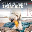 Redbarn Pet Products Bully Slices Peanut Butter Flavor Rawhide Dog Chews Long Lasting Premium Grain-Free Beef Hide Dental Treats for Medium and Large Dogs 9 oz Bag (EXP 03/23/28)