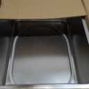 Stainless Steel Litter Box with Metal Lid and Scoop - Enclosed Metal Litter Box for Large Cats, Rust-Resistant, Odor-Control, Easy to Clean, Durable & Long-Lasting with Round Edge (L) (L:17.7"x13.8"x11.8")