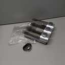 Shampoo and Conditioner Dispenser, Pollock Shower Soap Dispenser 3 Chamber No Drill, Wall Mounted Shampoo Body Wash Conditioner for Bathroom Large Capacity Silver