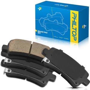 PHILTOP Ceramic Rear Brake Pads For Buick LaCrosse 2010-2016, 4 Pcs replace # D1430