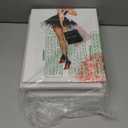 FRAMED Pink Makeup Room Canvas Wall Art, Fashion Woman Picture Wall Decor Paintings, Watercolor Perfume High Heels Lipstick Beauty Room Decor Pictures Arts for Girls Women Room Decor, (Set of 6, 8x10 in, Framed)