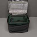 Electric Lunch Box Food Heater: 3.5 Liters Double Layer Heated Lunch Box for Adults, 90W Food Warmer for Car/Truck/Office Use, Ideal for Men, Women, Adults with Fork & Spoon and Insulated Carry Bag (Green)