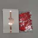 AIMUDI Red Satin Bows 2" Satin Bow for Gift Wrapping Small Bows with Twist Ties Premade Ribbon Bow for Crafts Cake Pop Treat Bags Wedding Bridal Shower Birthday Party Decoration, 50 PCs