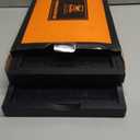 Premium Bathtub Tray Caddy - Expandable Bath Caddy Tray - Adjustable Bamboo Bath Caddy Tub Table - Unique House Warming Gifts New Home - Black