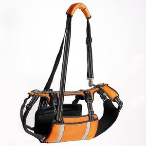 COODEO Mobility Dog Lift Harness, Emergency Carry Sling, Pet Rear Leg Support Rehabilitation Lifts Vest, Dog Carrier for Senior Dogs Joint Injuries, Arthritis (Orange, XL)
