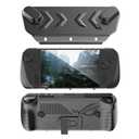 JDDWIN Full Protective Case for ASUS ROG Ally X 2024, Rog Ally TPU Case with Detachable Front Shell Cover and Kickstand for ROG Ally X Gaming Handheld Cover Accessories, Anti-Scratch Design, Black