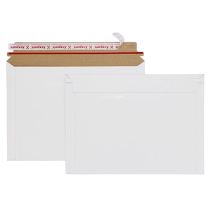 340 Pack 9.25x12.25 Inches Rigid Mailers – Self Adhesive White Cardboard Mailers – Mailing Supplies for Documents, Photos, CDs, Magazines, and Literature