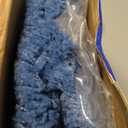 MIULEE Set of 2 Waffle Bathroom Rugs, Boho Bath Rugs Non Slip Washable, Super Absorbent Bath Mats, Ultra Soft Rubber Backed Shower Mats for Bathroom Floor, Tub, Blue, 17"x24"+18"x30"