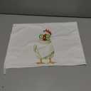 Eieanao Funny Chicken Gifts Hand Towel for Bathroom, Cute Chicken Microfiber Dish Towel, Cute Hens Washroom Decor, Funny Animal Bathroom Decor, 16x24 Inch