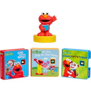 Little Tikes Story Dream Machine Sesame Street Elmo & Friends Story Collection, Storytime, Books, Audio Play Character, Toy Gift for Toddlers and Kids Girls Boys Ages 3+ Years