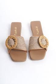 Sweet Life Women's Braided High Heel Sandals 7.5