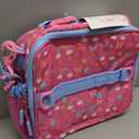 Bentgo Kids Lunch Bag - Double-Insulated, Reusable Lunch Bag for Kids 3+ with Adjustable Strap; Holds Lunch Box/Water Bottle/Snacks; Easy-Clean, Water-Resistant & Pockets (Rainbows & Butterflies)