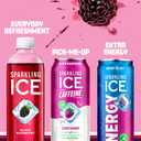 Sparkling Ice Caffeine Black Raspberry Sparkling Water with Caffeine, Zero Sugar, with Antioxidants and Vitamins,16 fl oz Cans (Pack Of 12) (EXP 04/10/27)