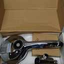 2.5gpm Magnetic Shower Head with Handheld:High Pressure10-setting Handheld Shower Head,Magnetic Bracket,59 Inches Stainless Steel Shower Hose,Magnetic Shower Base. (Basic Model, Chorme)