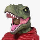 LarpGears Halloween Costume Mask Party Latex Animal T-rex Dinosaur Mask Adult Size