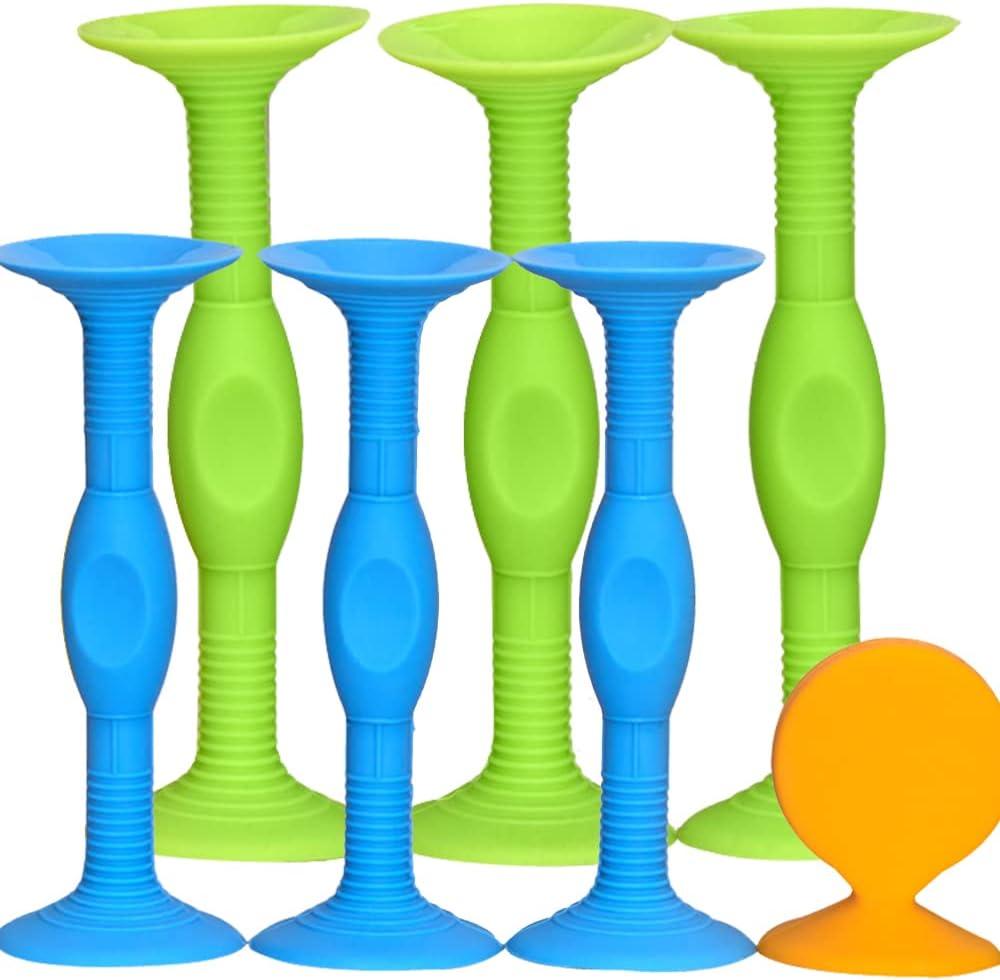 Sucker Darts Throwing Game Set, Silicone Suction Cup Toys