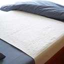 Careboree Pack of 2 Cotton Top-Layer Reusable Tuckable Underpads Incontinence Bed Pads Queen 34"X60" Washable 21" Wings