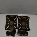 Copper Knee Braces with Strap for Knee Pain Women and Men(2 Pack), Knee Compression Sleeve for Arthritis, ACL, Meniscus Tear, Joint Pain Relief, Knee Support for Working, Running, Weightlifting(L)