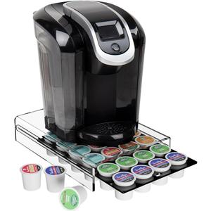 K Cup Holder Coffee Pod Holder Drawer Capsule Display Storage for K-cup 24pods